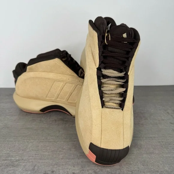 Adidas Crazy 1Kobe Retro Shoes -Beige/Brown IF1142 Men's Size 9